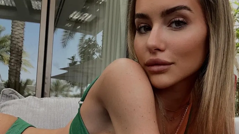 Love Island Tina Stinnes striped down to a bikini on sun soaked Dubai holiday